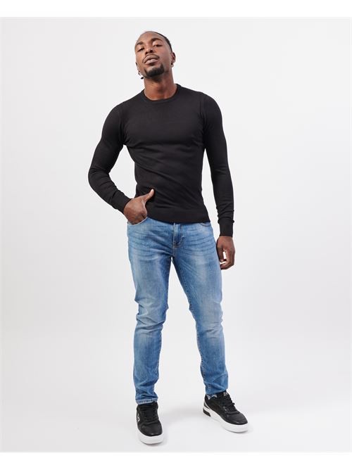 Yes Zee Men's Crew Neck Sweater in Viscose Blend YES ZEE | M835-MR000801